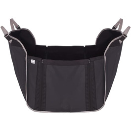 Накидка на сидіння автомобіля для собак - чорна, водовідштовхувальна, антиковзаюча, захист від бруду та подряпин, для собак середніх та маленьких порід, цуценят