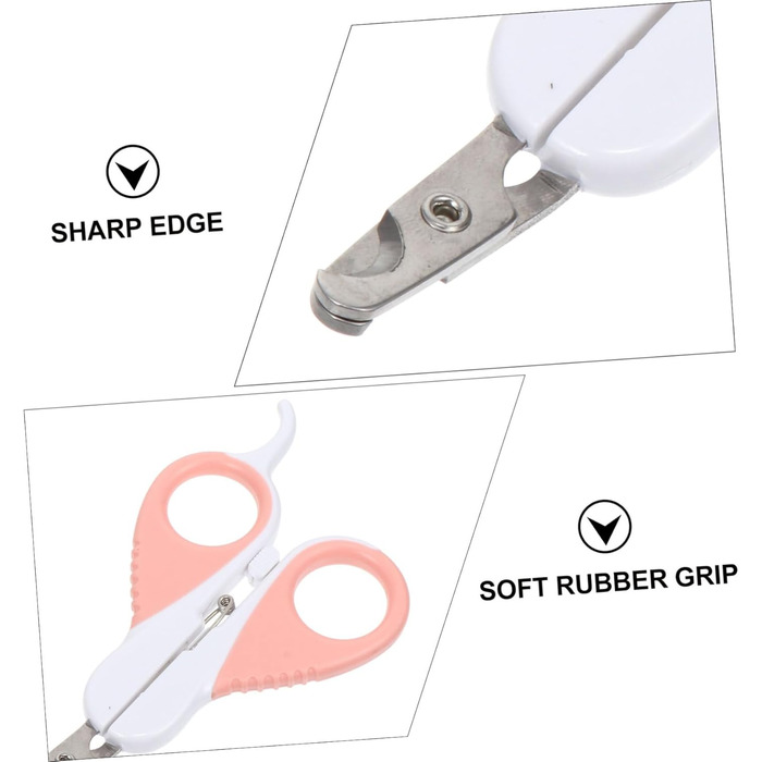 Професійний триммер для обрізання кігтів домашніх тварин BESPORTBLE (2 шт.) - для собак та котів