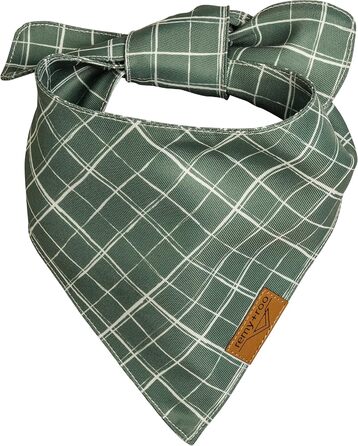 Remy+Roo бандани для собак, набір 4 шт., розмір XL, поліестер, Logan, міцна та регульована, патентована форма