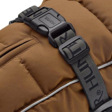 HUNTER Hundemantel Paxson блакитний: теплий, водонепроникний, з відбиваючими деталями, для собак, розмір 55