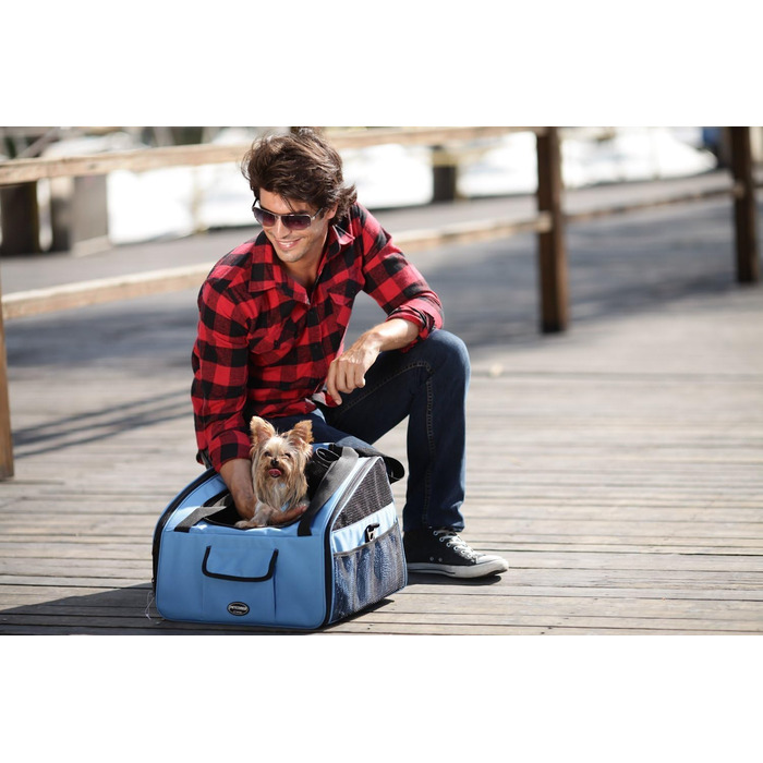 Автокрісло для тварин, складане, переносна переносна коробка для собак/кішок