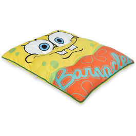 Ліжко для собак Spongebob Squarepants – м'яке, міцне, пране, плюшеве, стильне ліжко для домашніх тварин