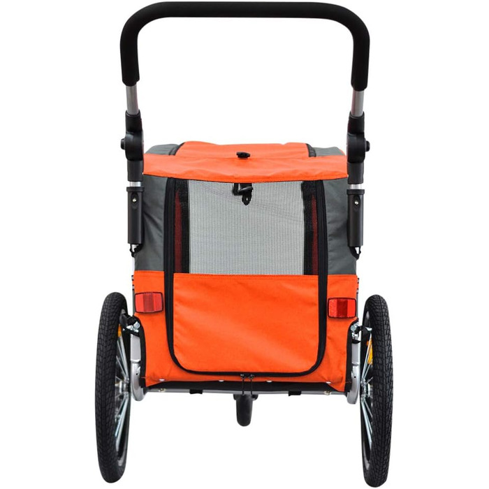 ПапіліоШоп Зета – вагончик для собак та котів, 3 розміри, стабільний, комфортний, практичний (Оранжевий)