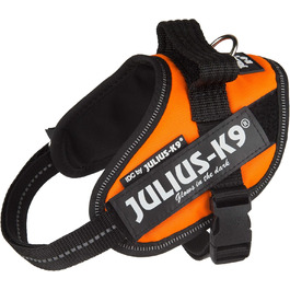 Шлея Julius-K9 IDC Power для собак, 2 нашивки, UV-помаранчева, Mini-Mini