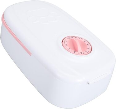 Автоматичний диспенсер для котячого корму з охолоджуваним відсіком, годівниця для малих собак, сухий/вологий корм, програмована годівниця (РОЖЕВИЙ)