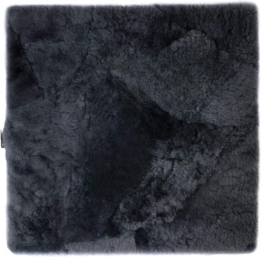 Крісло-подушка з овечої вовни Merino | Reissner SIKI-PA | 40x40 см | Антрацит