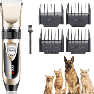 Електрична машинка для стрижки собак, набір для грумінгу, бездротовий тример для собак, догляд за шерстю, професійний інструмент для грумінгу