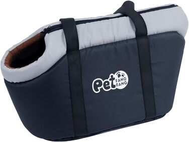 Сумка-переноска для собак маленьких порід, чорна: зручна та портативна переноска для тварин, ідеальна для подорожей та прогулянок на свіжому повітрі.