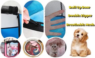 Клітка-переноска для котів Floving, складана, велика (XL), водовідштовхувальна, для дому та вулиці