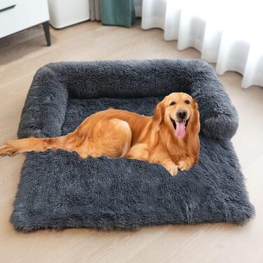 М'яке ліжко для собак та котів ANQI, рожеве, 76x76 см - ліжко-корзина, килимок для собак, захист дивану та багажника