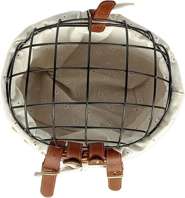 Фahrradkorb Für Haustiere – Кошик для тварин на велосипед, 40 см, плетіння з лози, знімний захист, переноска для котів та собак | Знімний кошик для велосипеда, для їзди на відкритому повітрі, подорожей