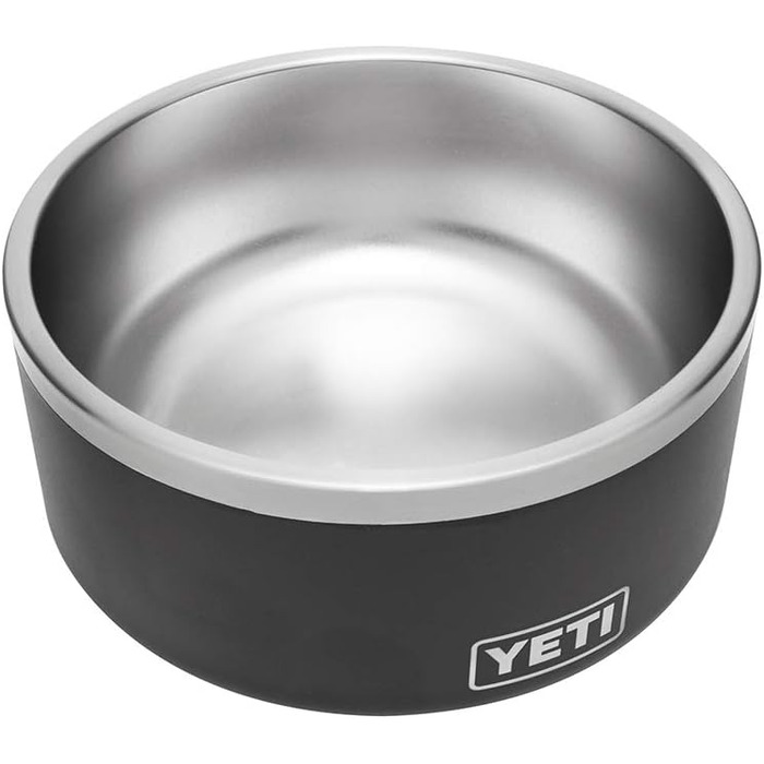 YETI Boomer 8 - Миска для собак з нержавіючої сталі, чорна, 1.8 л, протиковзна