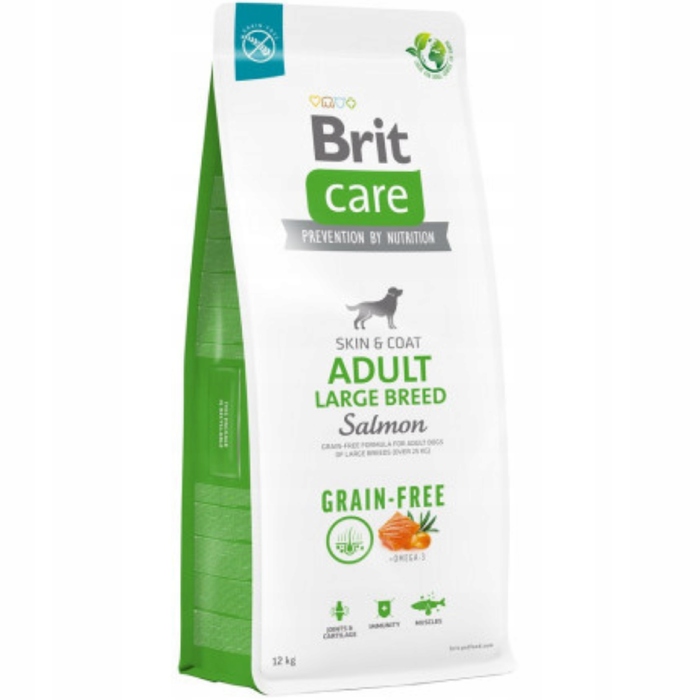 Корм для собак Brit Care Grain-Free Adult Large з лососем, 12 кг