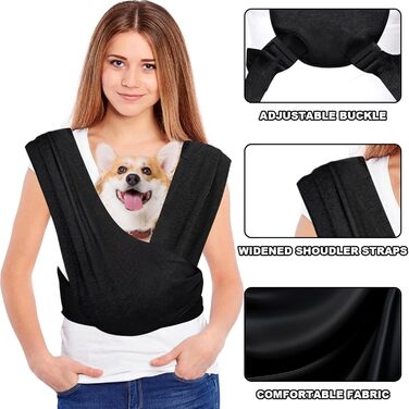 Сумка-переноска для собак Amexo, зручна для прогулянок, до 9 кг