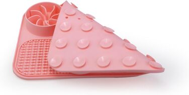 Килимок для облизування собак - Pink | Килимок для іграшок, годівлі, 15,12 x 9,84 x 1,54 см