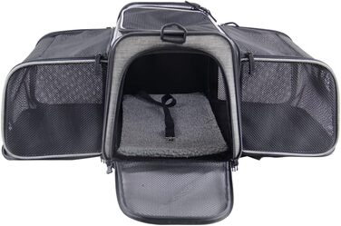 Чемодан Nobby Tasche EXTEND сірий, 45 x 28 x 28 см