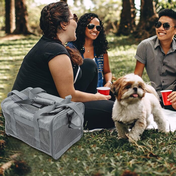 Транспортна сумка для котів Muelodsic: складана, дихаюча сітка, водонепроникна, містка