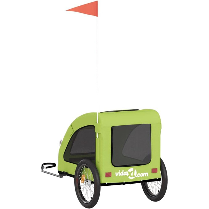 Причіп для собак Gecheer - переноска для собак до 45 кг, зелений, 137x68x72 см