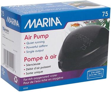 Компресор для акваріума Marina 11118, 300 л/год, до 265 л, чорний