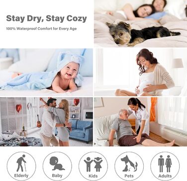 Водонепроникний плед Catalonia Classy: захист дивану та ліжка, 152x127 см, коричневий/тупе