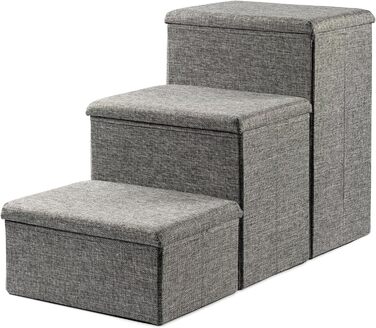 Сходи для собак TIDY NICHES з місцем для зберігання, складні, регульовані, для маленьких собак і цуценят, для ліжка, дивану, легкі, портативні, для дому