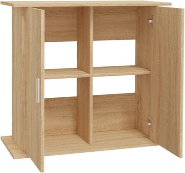 Тумба під акваріум ZEYUAN, 81x36x73 см, Сонома, деревостружкова плита