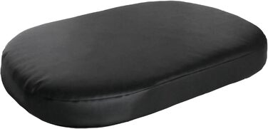 Ортопедичне ліжко для собак Tierlando® Sammy з віскоеластичним матрацом та високим бортиком з міцного поліестеру. Розмір: 140x105 см, колір: графіт. Забезпечує комфортний та суглобово-захисний сон.