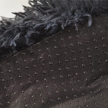 Крісло-лежанка для собак Wallace & Jones Sarnia - M, м'яке, темно-сіре, 80 x 80 x 24 см