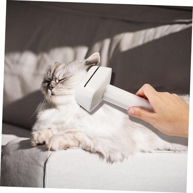 Перекладена та переписана назва: Щітка для собак та котів, щітка від линяння, 2 шт., фешенельна, для грубої шерсті, для догляду за шерстю, м'яка, для маленьких собак та котів, з м'яким наконечником