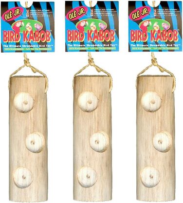 Іграшка для птахів BIRD KABOB Wesco Ole Junior, 17,8×5,1 см, 3 шт.