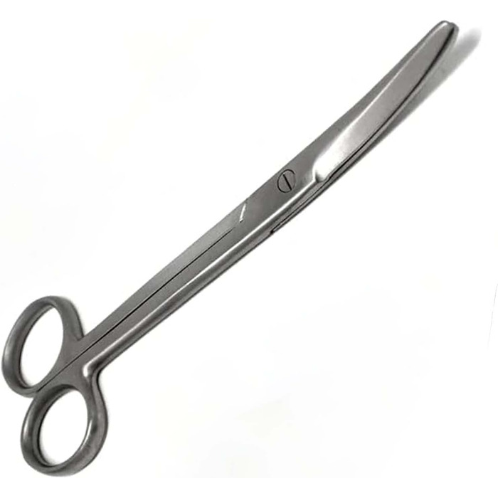 Хірургічні ножиці для перев'язки - 17 см, вигнуті, тупі кінці, з нержавіючої сталі (Mayo)