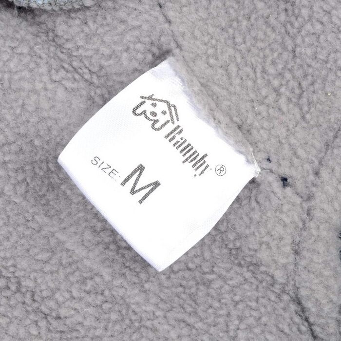 Зимова куртка для собак, тепла флісова підкладка, бавовняний халат для тварин, захист від вітру, капюшон, для котів та собак, чорний, розмір L (обхват грудей 42 см)