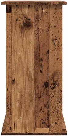 Підставка для акваріума VidaXL з імітацією старого дерева, 81x36x73 см, ДСП