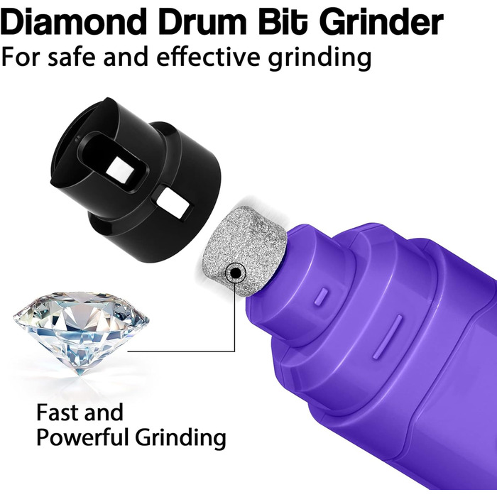 Електричний триммер для собак та котів Casfuy - професійний, 2 швидкості, фіолетовий