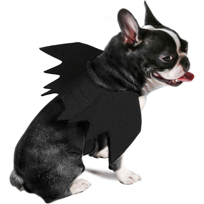 Костюм кажана для собак Rypet: карнавальний костюм для тварин, крила кажана, аксесуар для собак та котів, XL (Small)