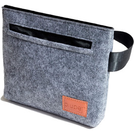 ПiюПет® Сумка для ласощів для собак | З магнiтною застёжкою | Сумка для корму для собак для тренувань | З фетровим дизайном | Висока якiсть & Стиль | Сумка для перекусiв для собак, 1 шт. (1 упаковка)