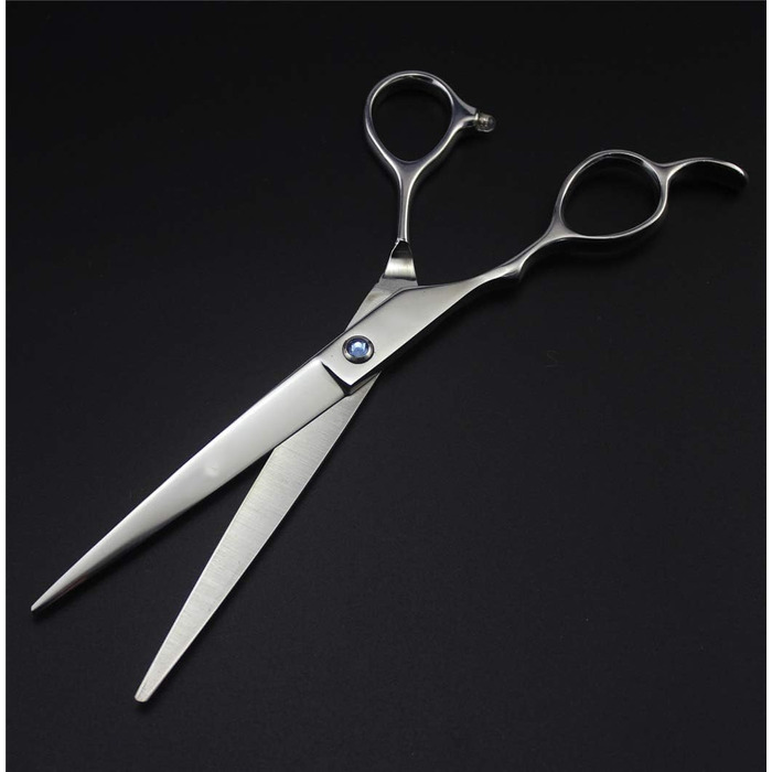 Набір професійних ножиць для грумінгу домашніх тварин, 7.0, 6 шт., прямі, тонкі та вигнуті ножиці, довговічний 9CR нержавіючий сталь для догляду за собаками
