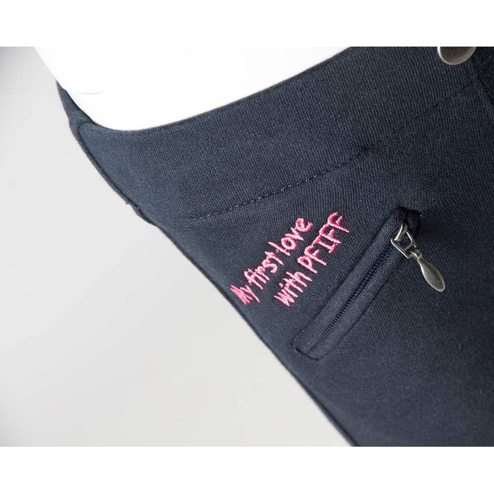 Дитячі штани для верхової їзди PFIFF Ella, 134 розмір, блакитний/рожевий