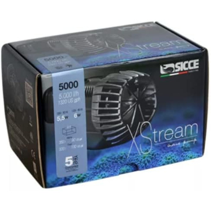 SICCE XStream 5000 л/год, аератор для акваріумів