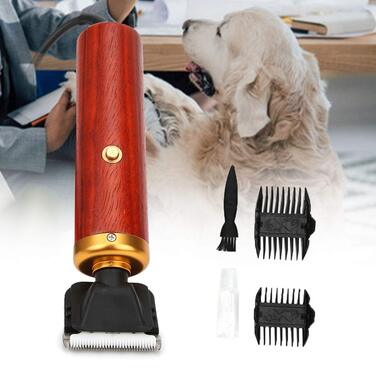 Електрична машинка для стрижки собак та котів, професійна, безшумна, акумуляторна, для догляду за домашніми тваринами (EU Plug)