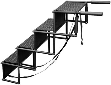 Рампа для собак, автомобіля, складна, до 80 кг, антиковзаюча поверхня, алюмінієвий каркас, для SUV та великих собак