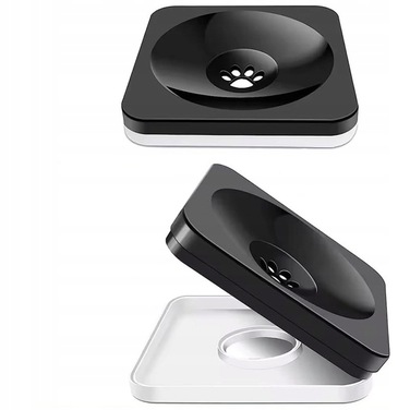 Миска для собак та котів: антиковзаюча, з регульованою висотою підставки та системою сповільнення їжі