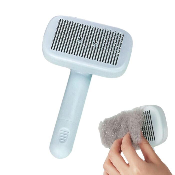 Щітка для вичісування шерсті собак Rile - для цуценят та собак з довгою та короткою шерстю, видаляє підшерстя та розплутує шерсть