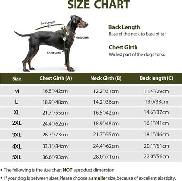 Пуловер для великих собак з флісу, ультрам'який, без рукавів, з високим коміром (M, обхват грудей: 42 см, зелений)
