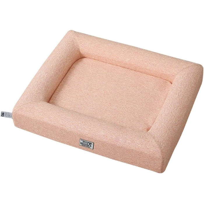 Ортопедичне розкішне ліжко для котів та собак Dear Darling DD-01 з memory foam, знімними чохлами та підтримкою природнього сну (XL, Абрикосовий)