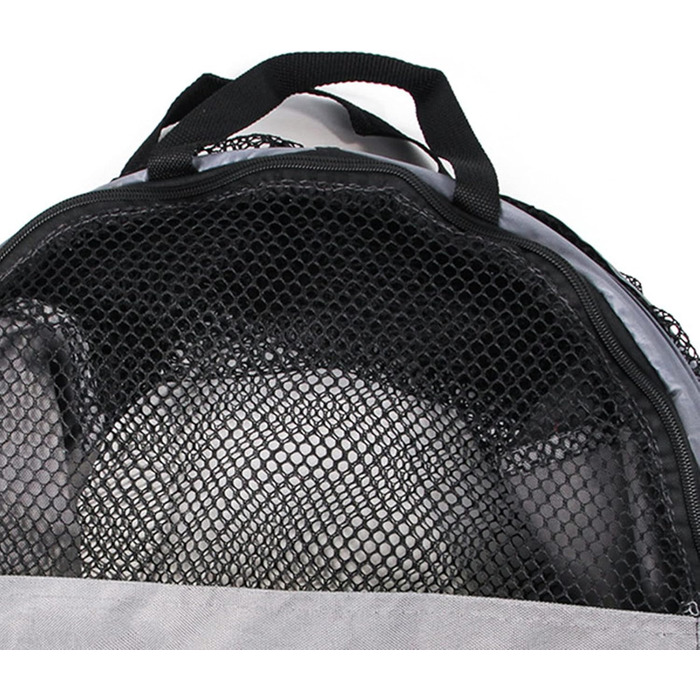 Транспортна переноска для собак Cuque, Oxford-тканина, стійка до укусів, водонепроникна, складна, з дихаючою сіткою, легка для автокрісла (38 x 15 x 21 см)