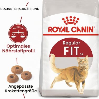 Корм для котів Royal Canin Feline Fit 32, сухий, для підтримки форми, 4 кг