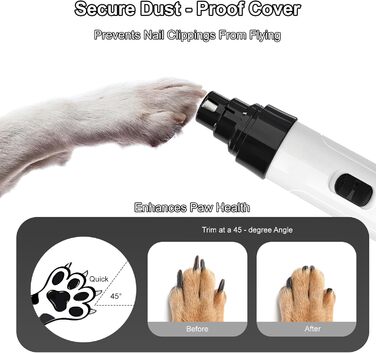 Електричний шліфувальник для собак Groom Pro: безшумний, автоматичний, USB-зарядка