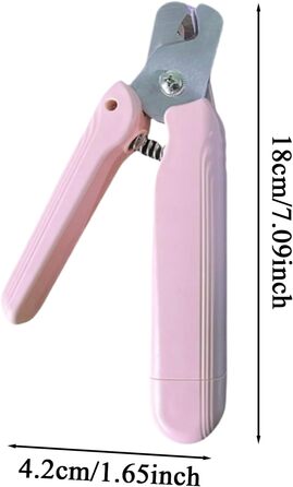 Електричний триммер для обрізки кігтів собак та котів 2-в-1 з LED-підсвічуванням та захисним насадком, ергономічний дизайн, для собак та котів будь-якого розміру