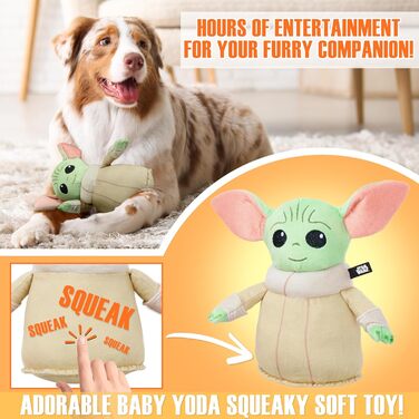 Набір іграшок та мисок для собак Disney Stitch: миска та іграшка для собак, подарунок (Зелений Бебі Йода)